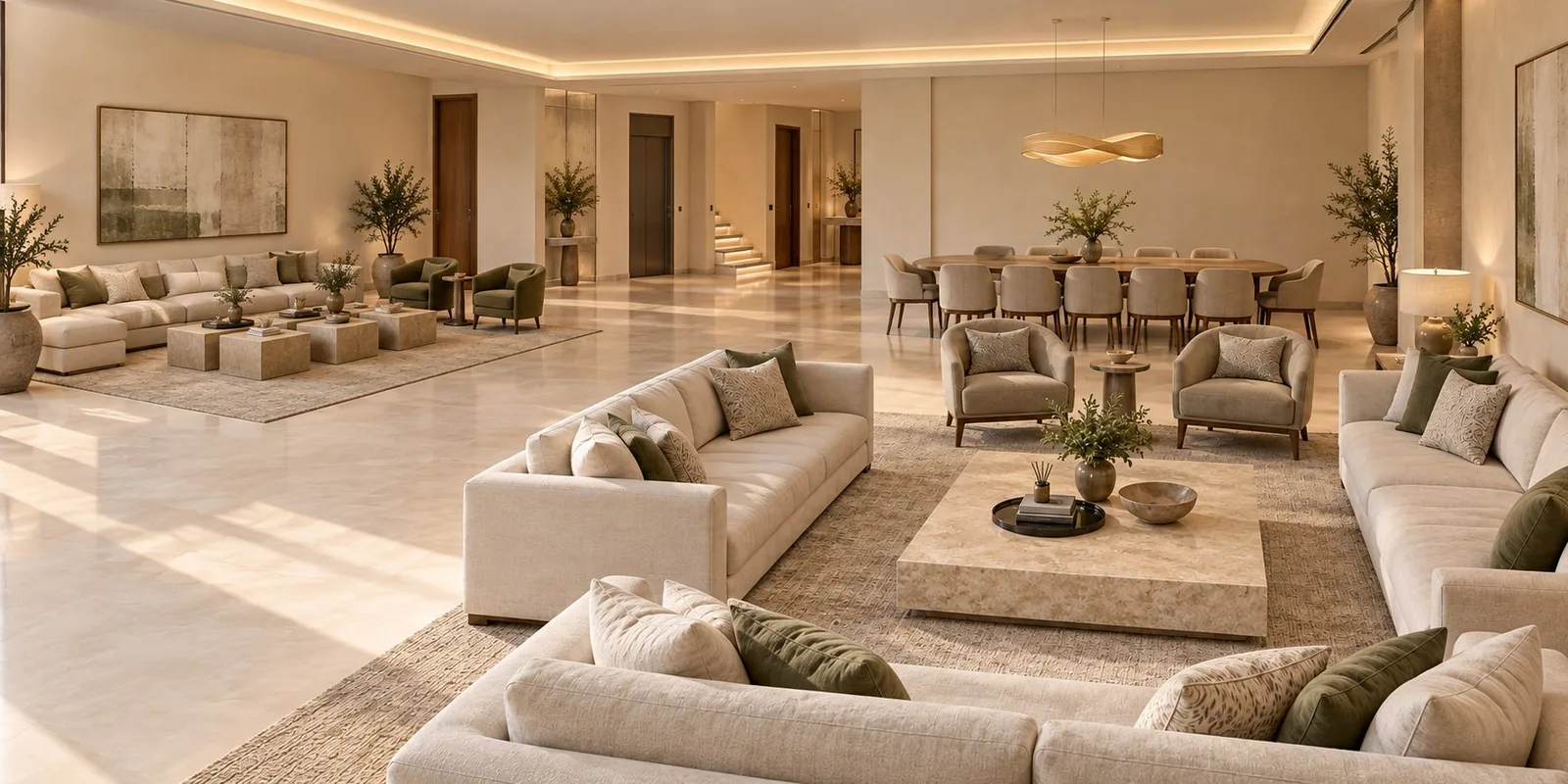 Family residence with open reception