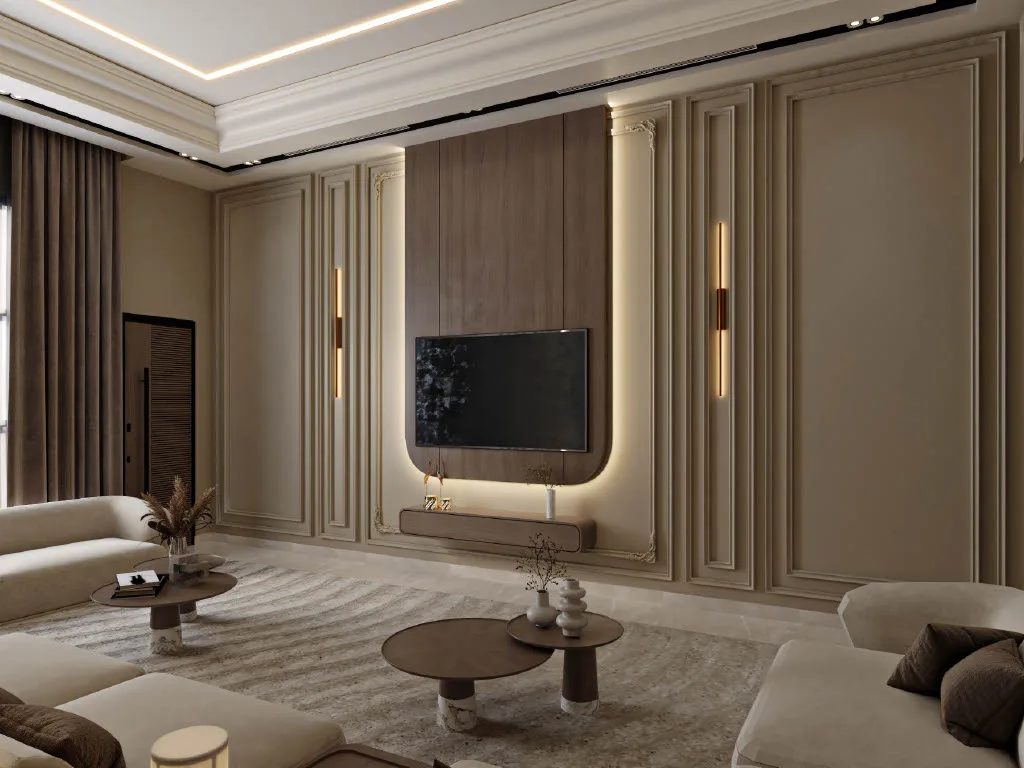 Modern villa interior in Al-Mutlaa
